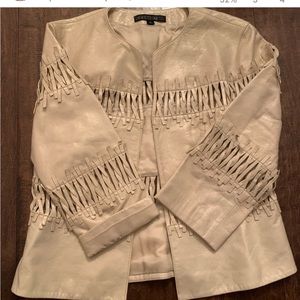 Lafayette 148 New York- leather blazer- never worn